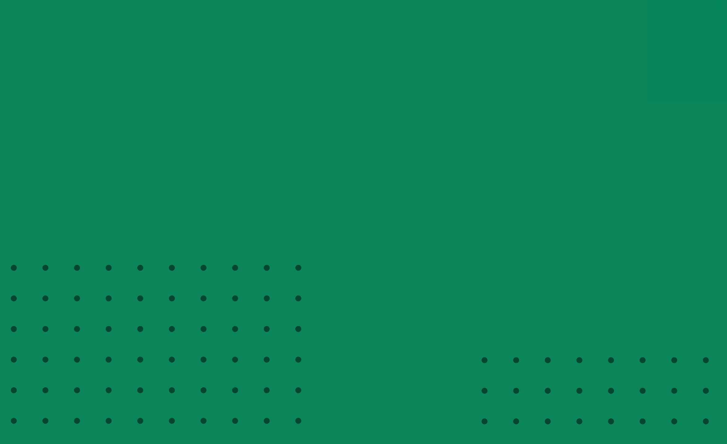 Green background with a dark green dot pattern 
